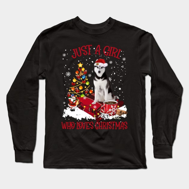 Husky Just A Girl Who Loves Christmas Long Sleeve T-Shirt by TATTOO project